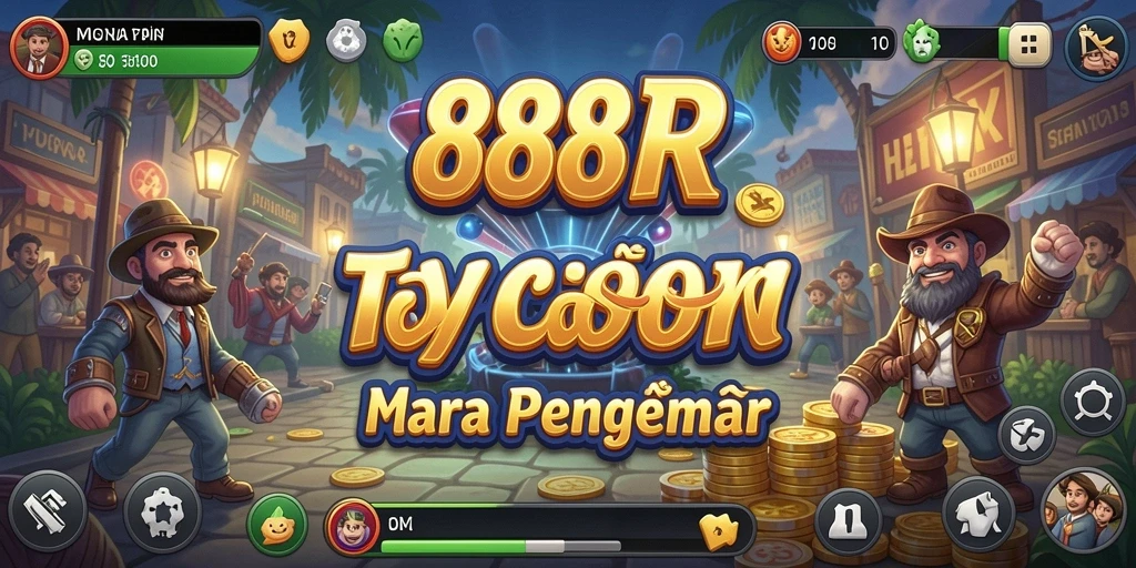 Screenshot gameplay menampilkan manajemen bisnis yang seru.