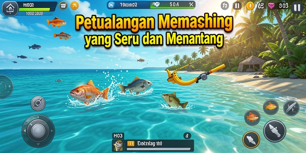 Tangkapan ikan yang luar biasa dalam H03 dengan grafis realistis.