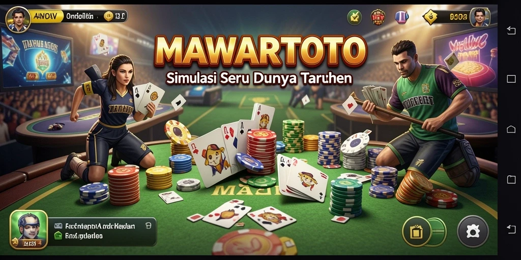 Screenshot gameplay menarik dari MAWARTOTO dengan berbagai pilihan taruhan.