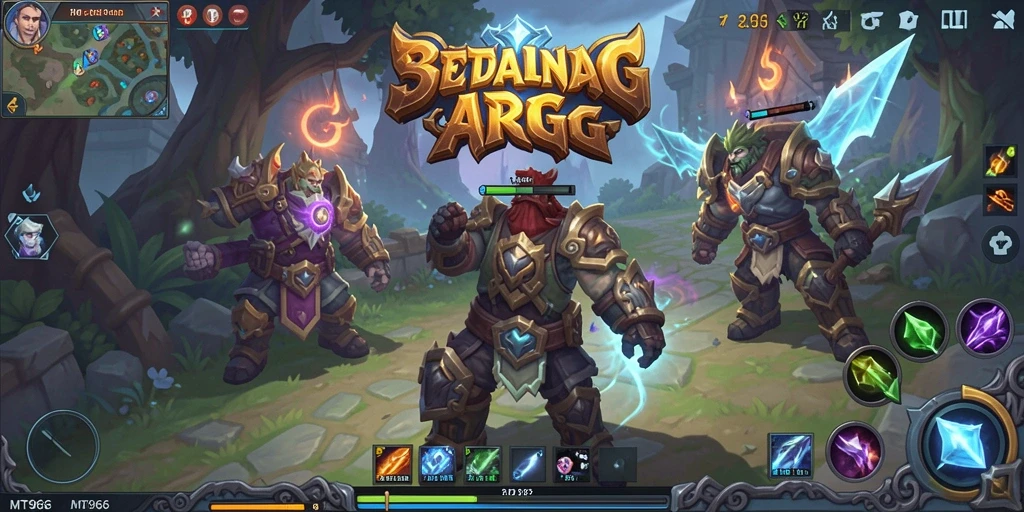 Tangkapan layar utama menampilkan aksi seru dalam gameplay ARPG.